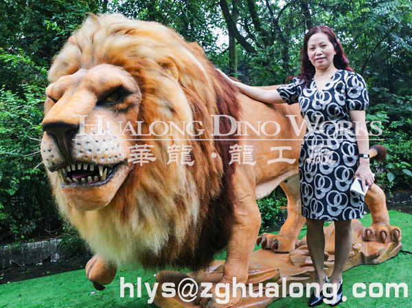 華龍藝術(shù)戶外景區(qū)大型仿真動物模型 動物主題公園 園林?jǐn)[件仿真動物展